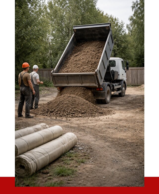 Доставка сыпучих материалов самосвалом в Лениногорск от 4334 р. | ПРОНЕРУДЛнр