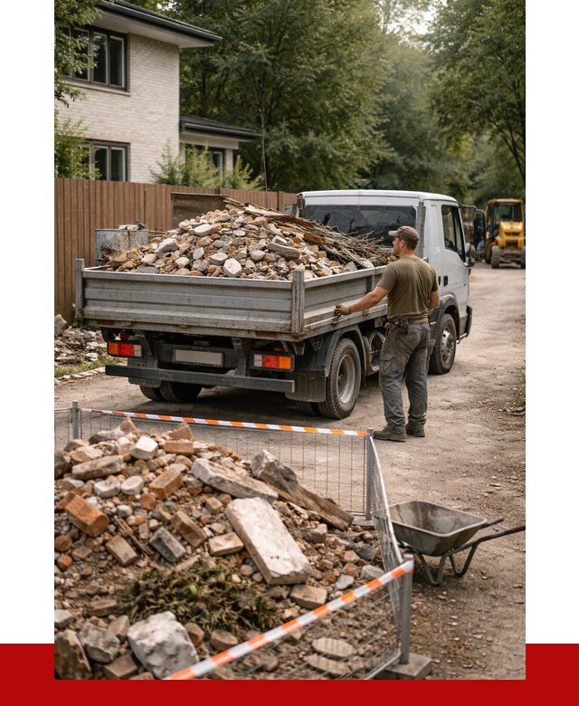 Вывоз строительного мусора с погрузкой в Лениногорске от 7740 р | ПРОНЕРУДЛнр