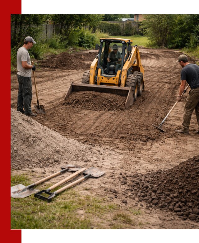 Планировка участка грунтом с вывозом и доставкой в Лениногорске