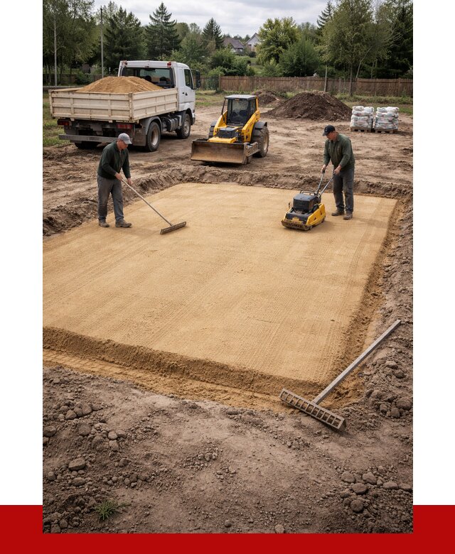 Устройство песчаной подушки в Лениногорске от 4644 р. ПРОНЕРУДЛнр