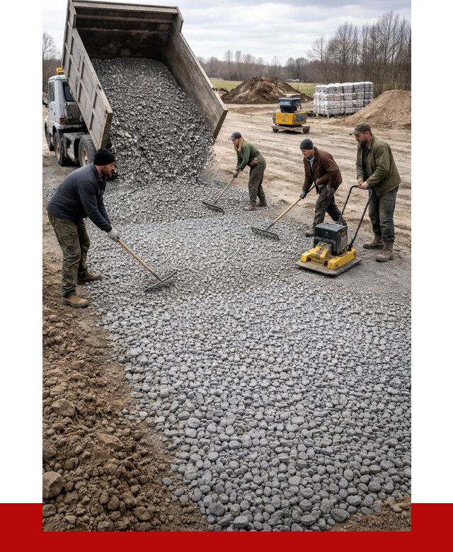 Устройство щебеночной подушки в Лениногорске от 4644 р. ПРОНЕРУДЛнр