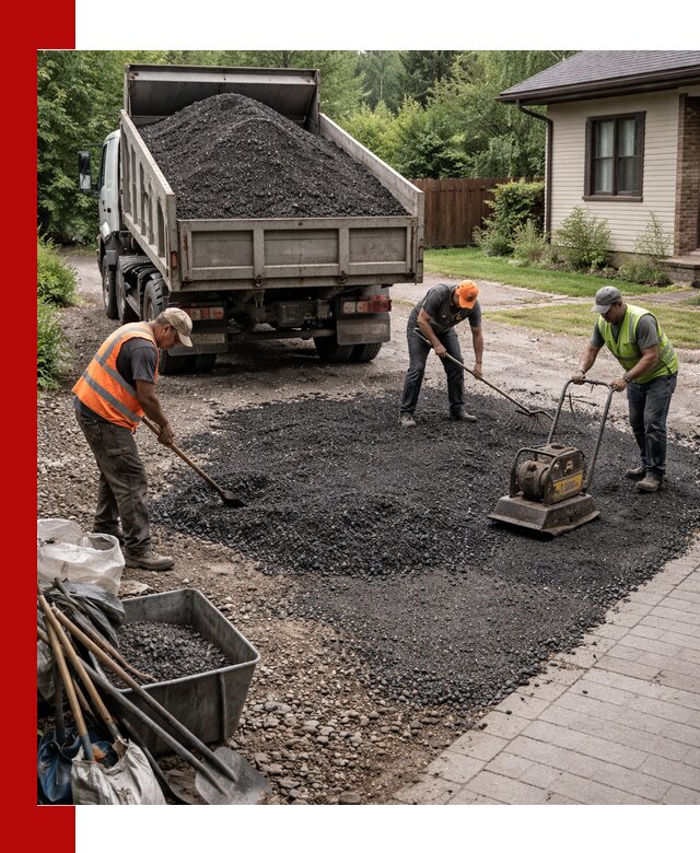 Асфальтовая крошка для двора с доставкой в Лениногорске